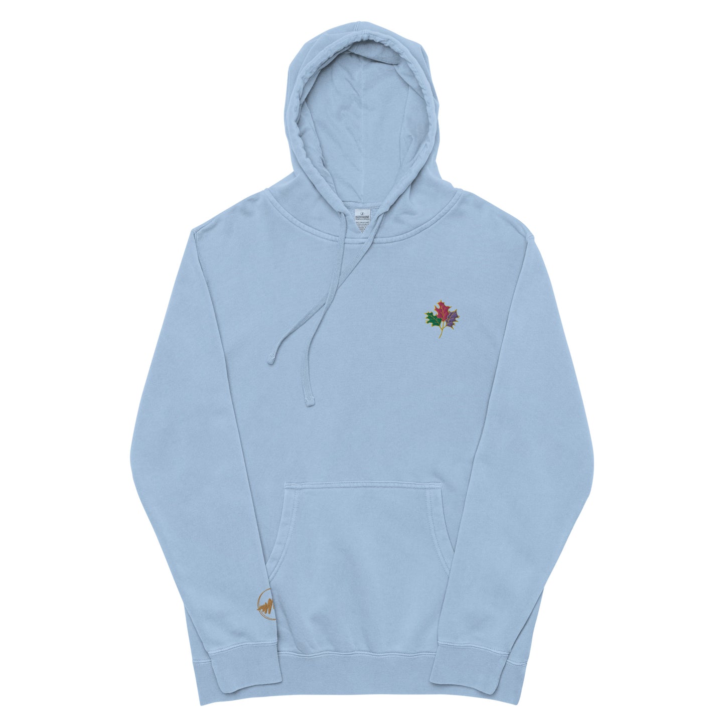 Seasons Change | Embroidered Unisex pigment-dyed hoodie