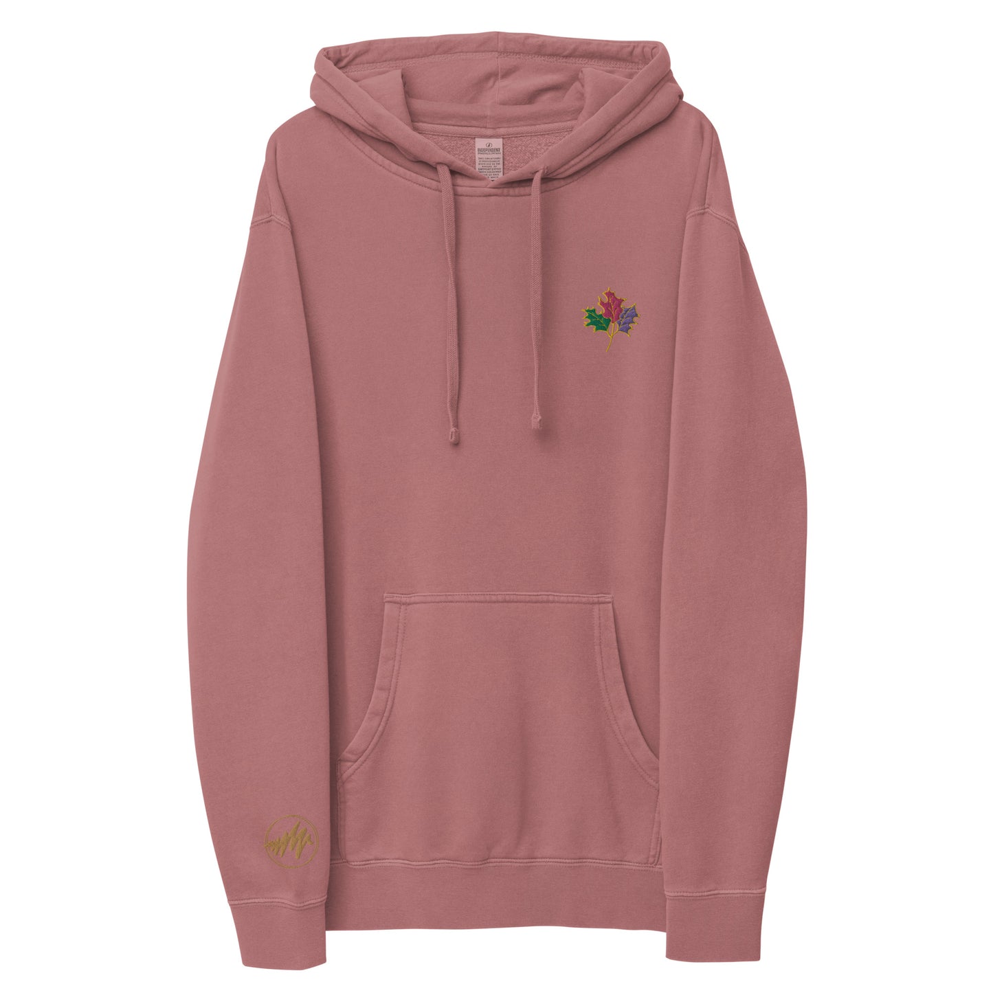 Seasons Change | Embroidered Unisex pigment-dyed hoodie