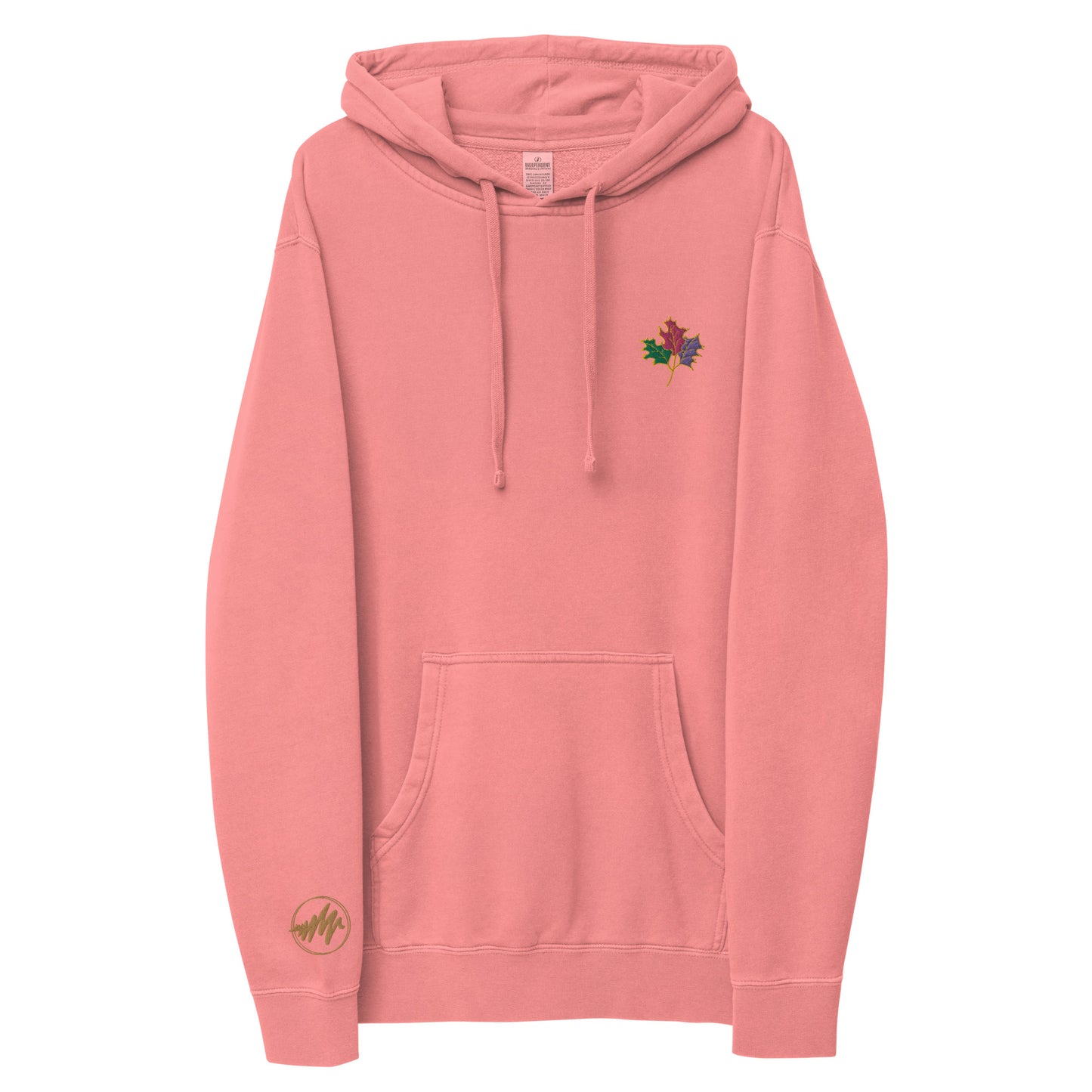 Seasons Change | Embroidered Unisex pigment-dyed hoodie