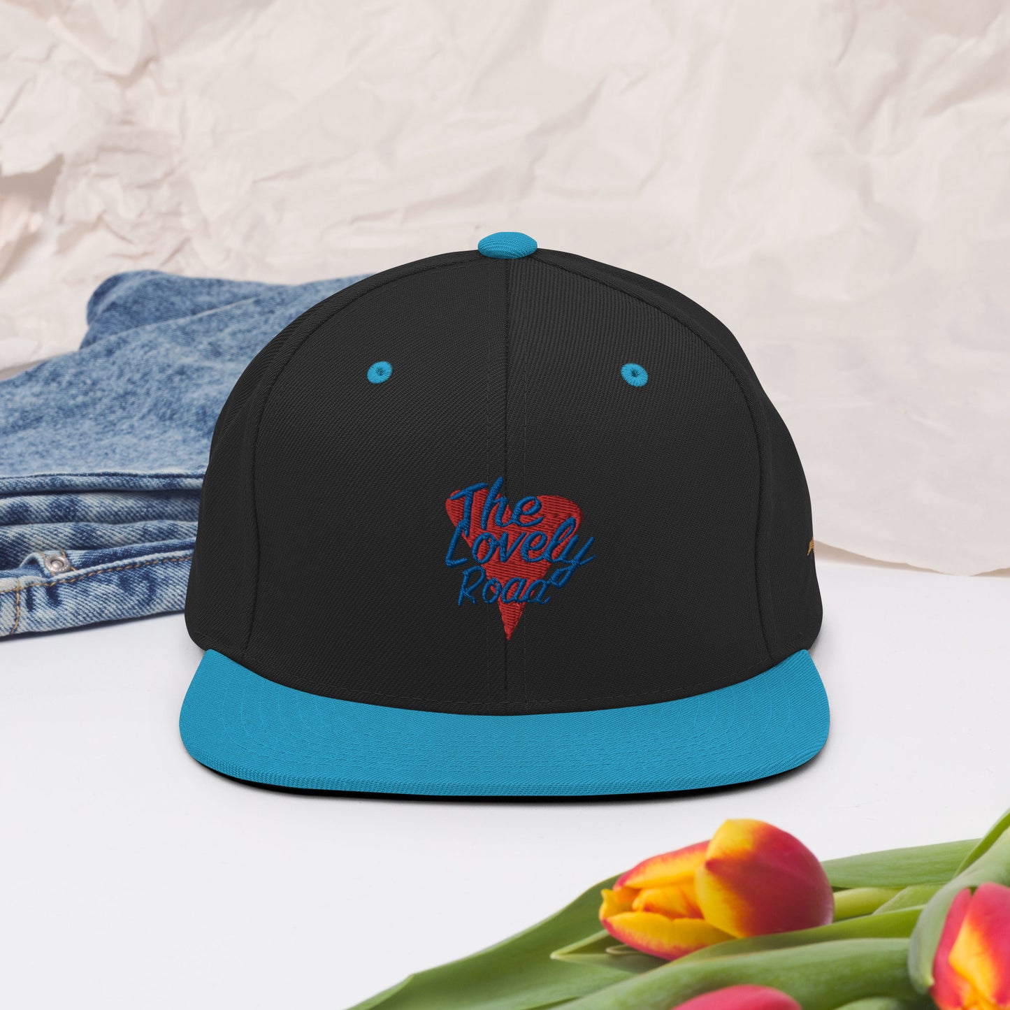 The Lovely Road | Embroidered Snapback Hat