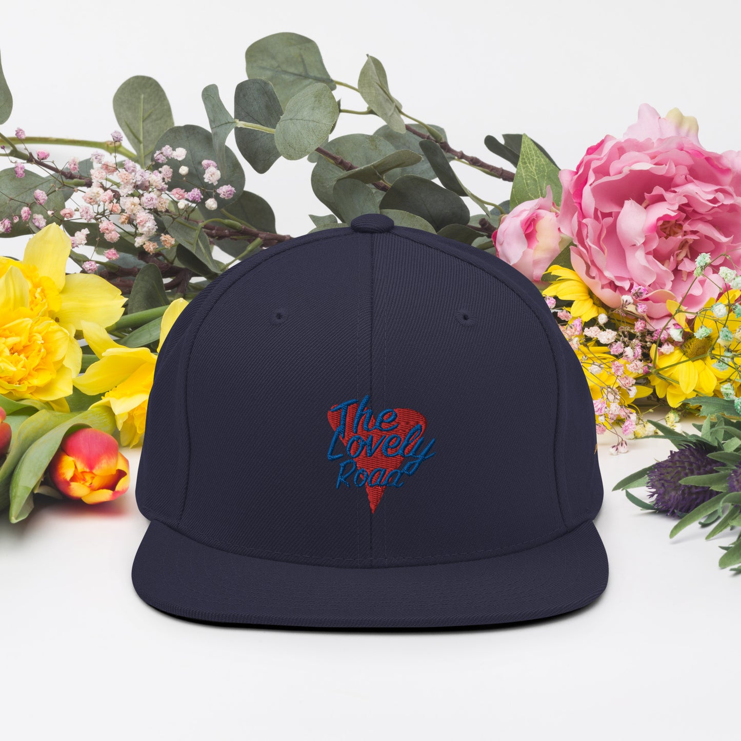 The Lovely Road | Embroidered Snapback Hat