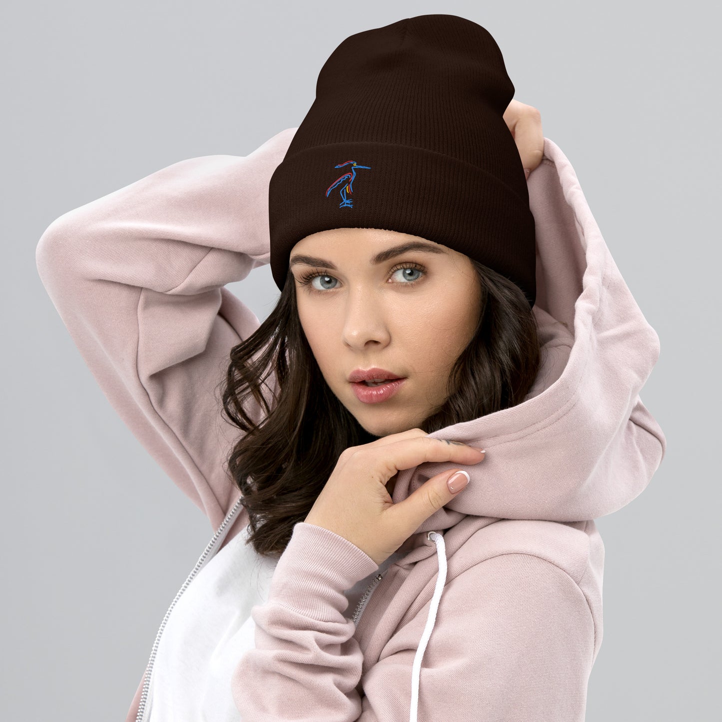 Blue Heron | Cuffed Beanie