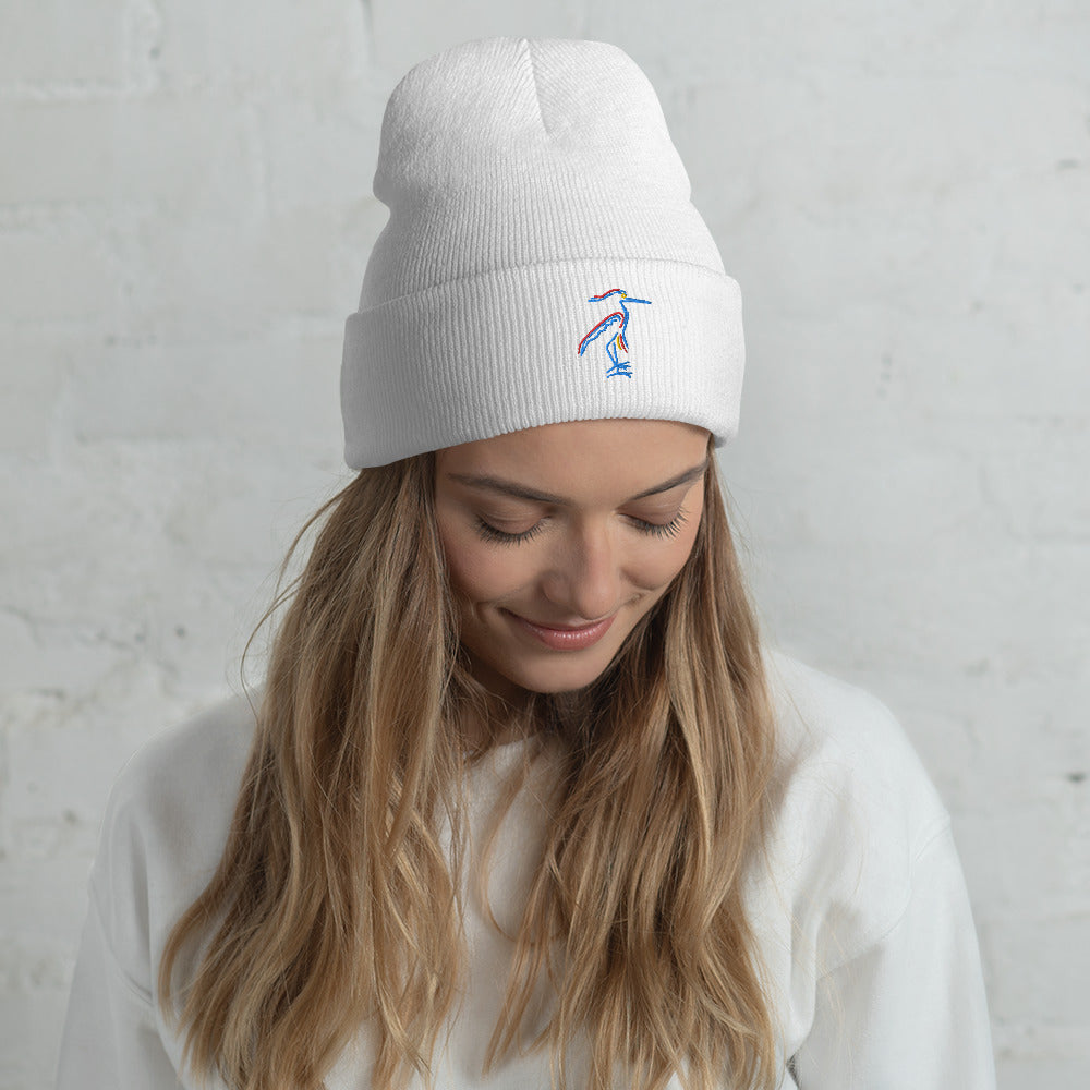 Blue Heron | Cuffed Beanie