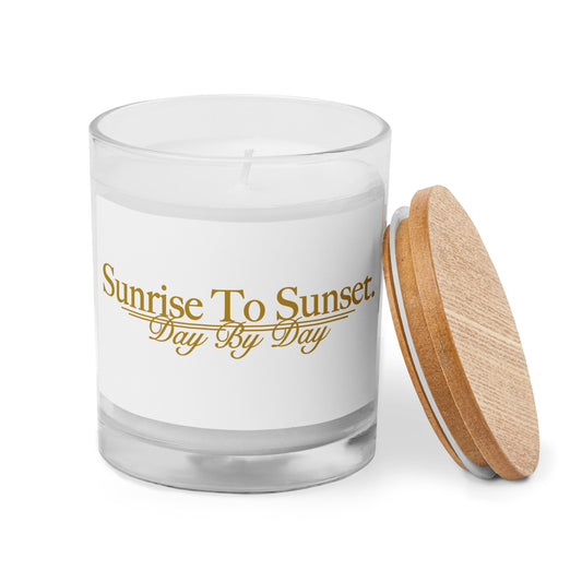 Sunrise To Sunset | Glass jar candle