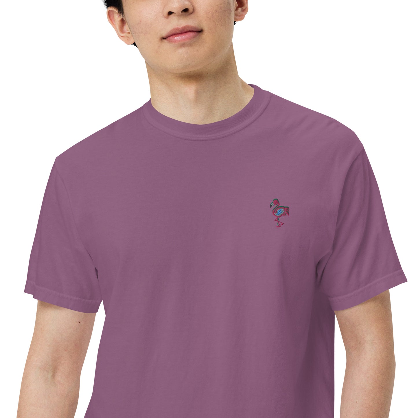 Flamingo | Embroidered Tee