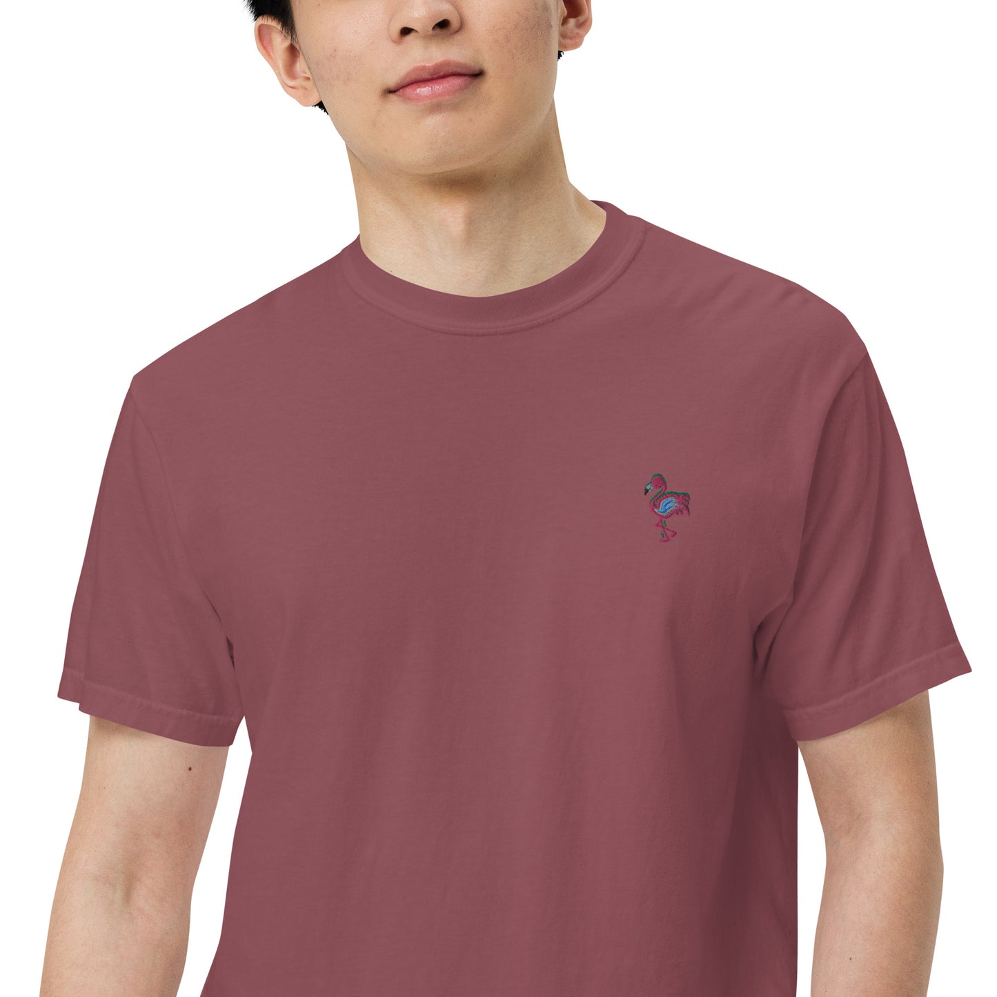 Flamingo | Embroidered Tee