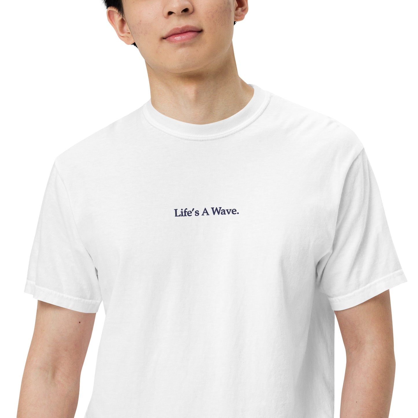 Life's A Wave | Embroidered t-shirt