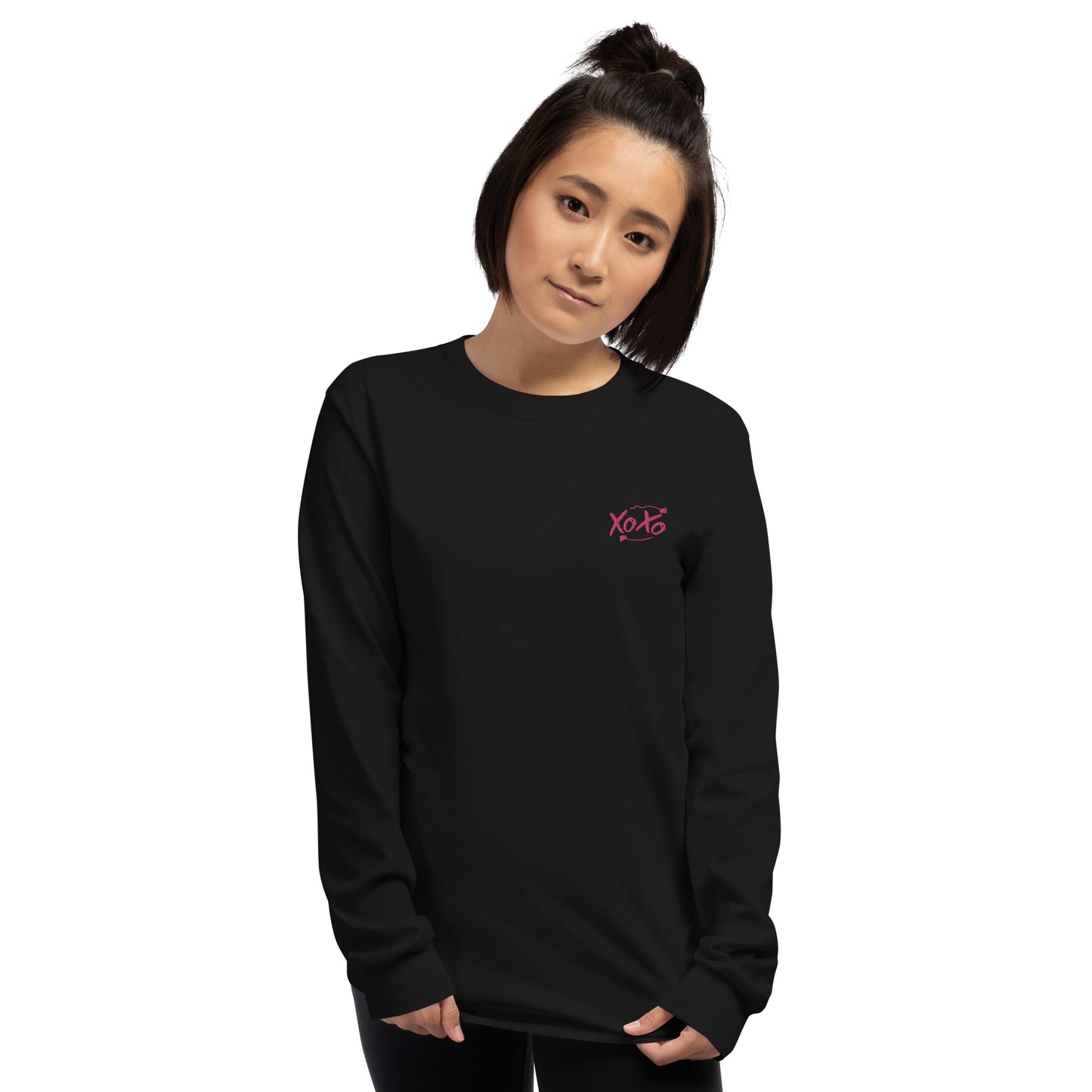 XoXo | Embroidered Unisex Long Sleeve Shirt