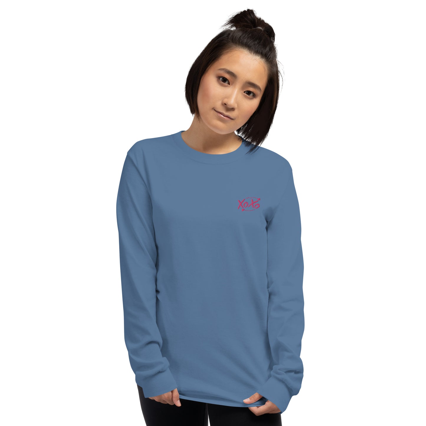 XoXo | Embroidered Unisex Long Sleeve Shirt