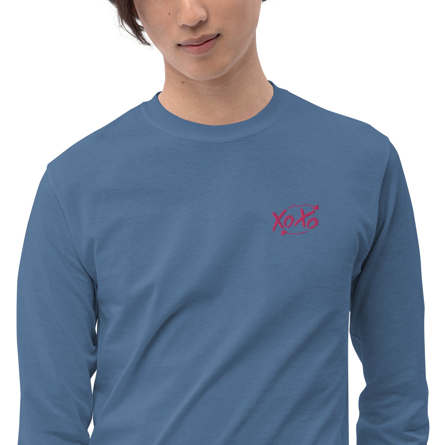 XoXo | Embroidered Unisex Long Sleeve Shirt