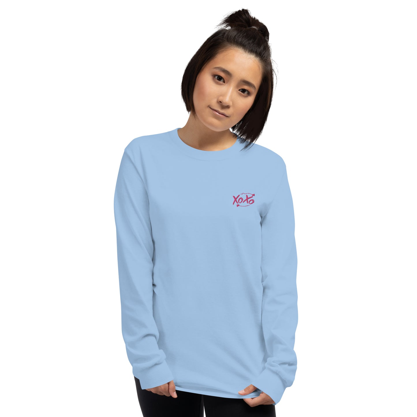 XoXo | Embroidered Unisex Long Sleeve Shirt