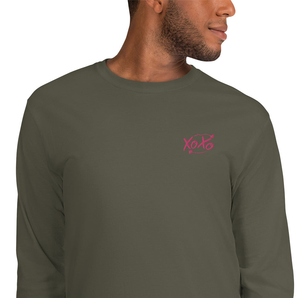 XoXo | Embroidered Unisex Long Sleeve Shirt