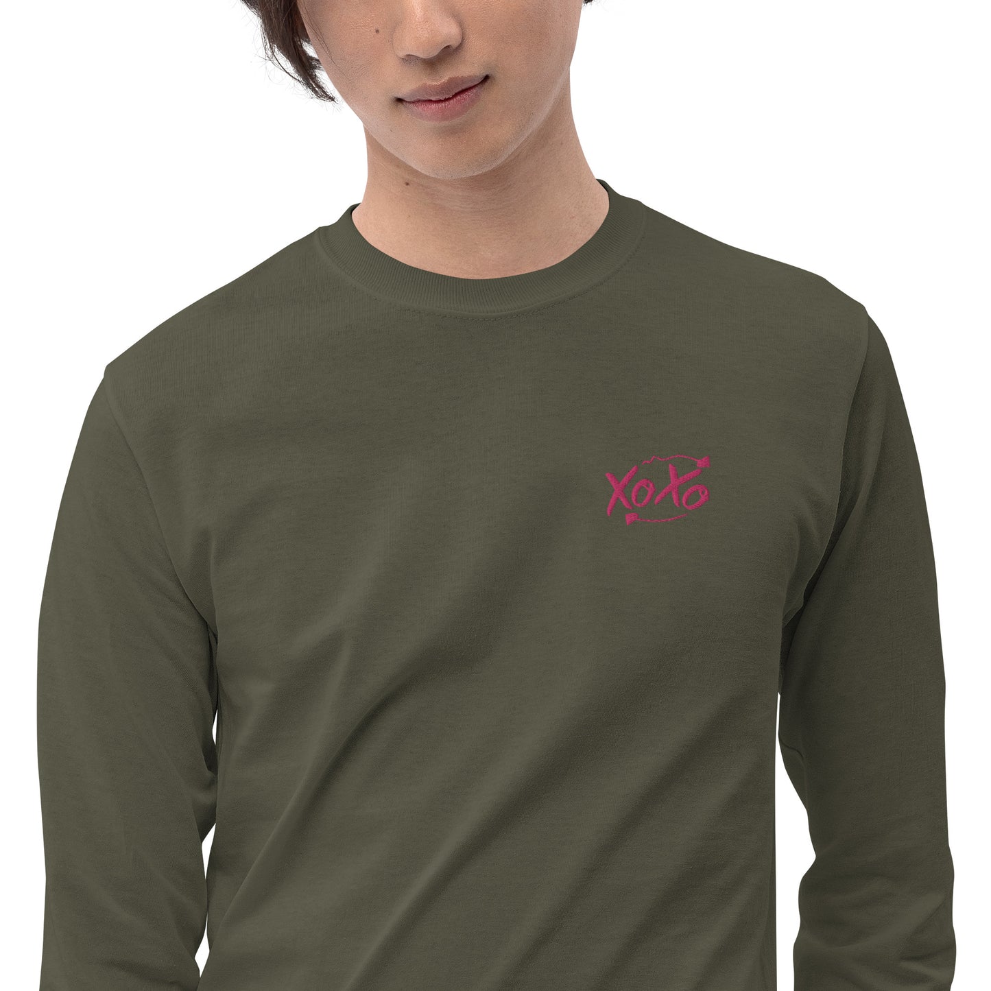 XoXo | Embroidered Unisex Long Sleeve Shirt