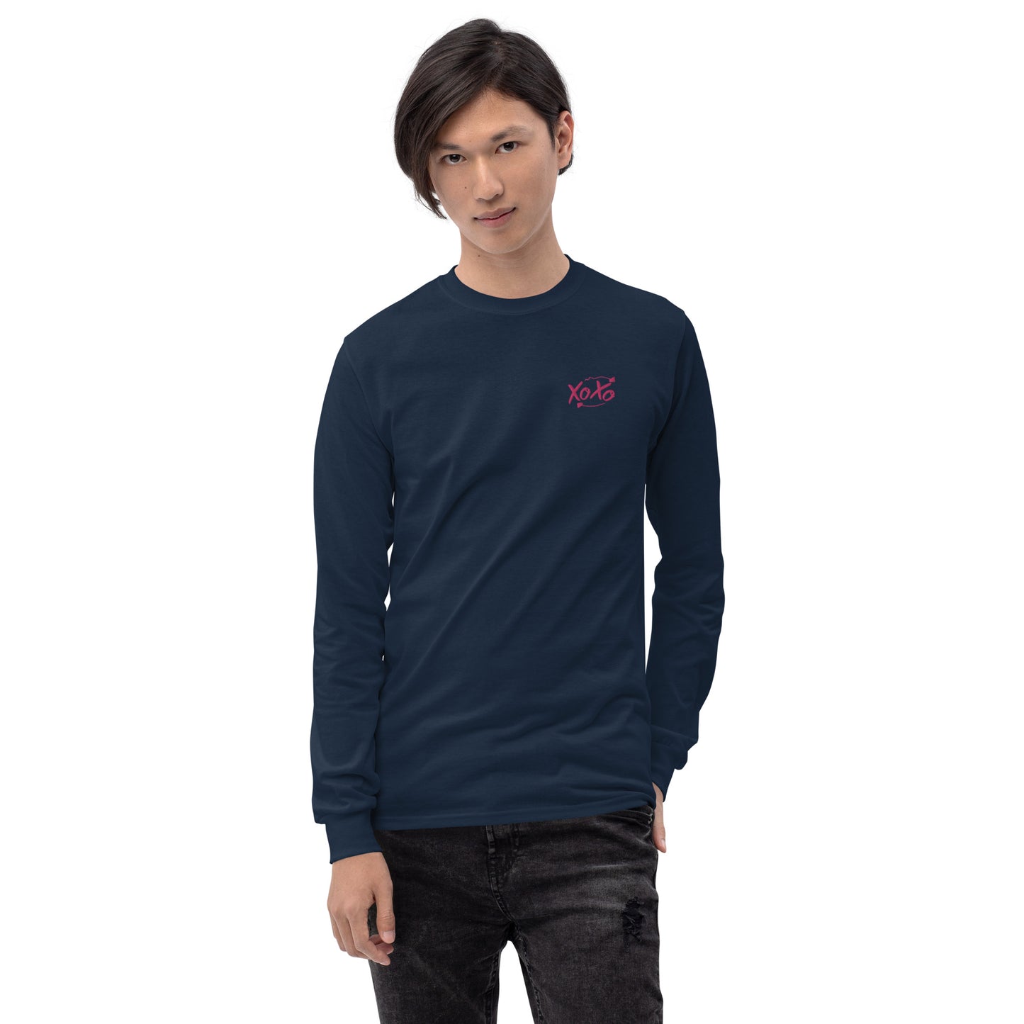 XoXo | Embroidered Unisex Long Sleeve Shirt