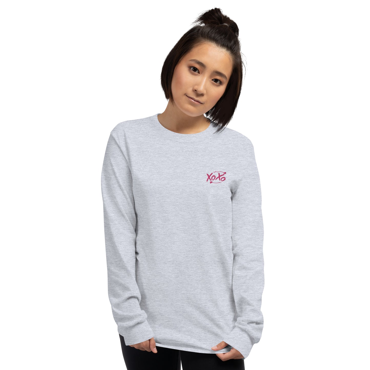 XoXo | Embroidered Unisex Long Sleeve Shirt