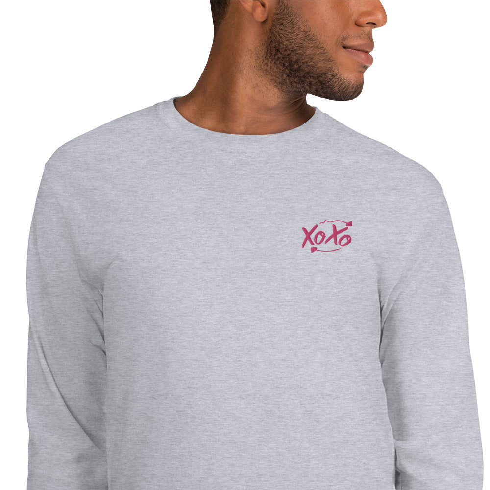 XoXo | Embroidered Unisex Long Sleeve Shirt