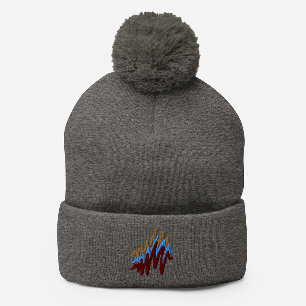 Waves | Pom-Pom Beanie