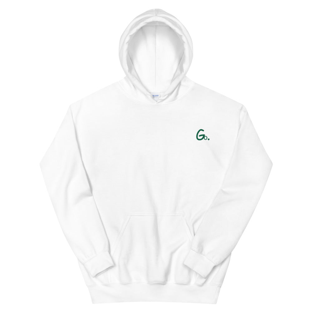 Go | Unisex Embroidered Hoodie