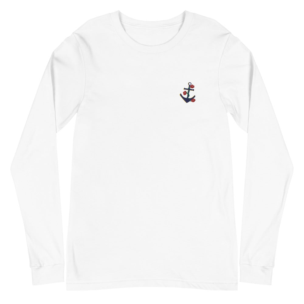 Anchor | Embroidered Unisex Long Sleeve Tee