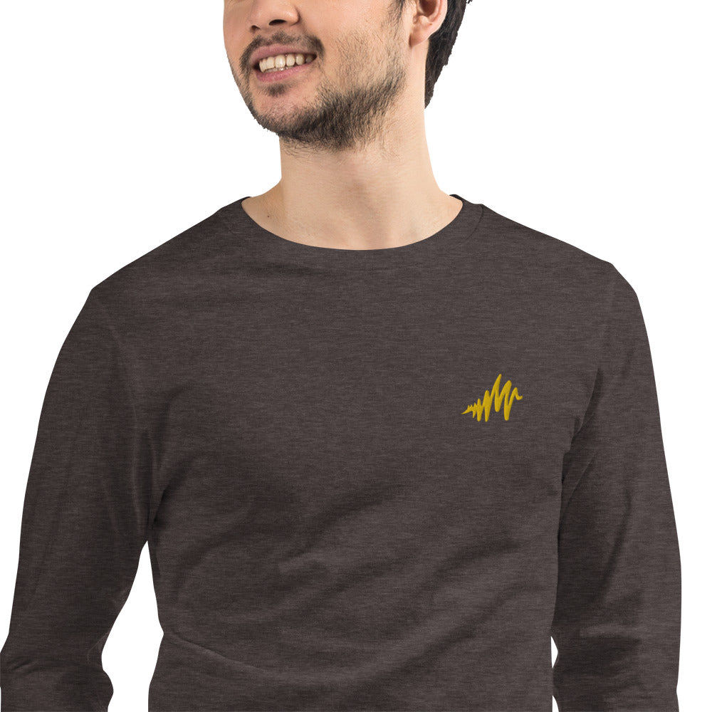 Waves | Embroidered Unisex Long Sleeve