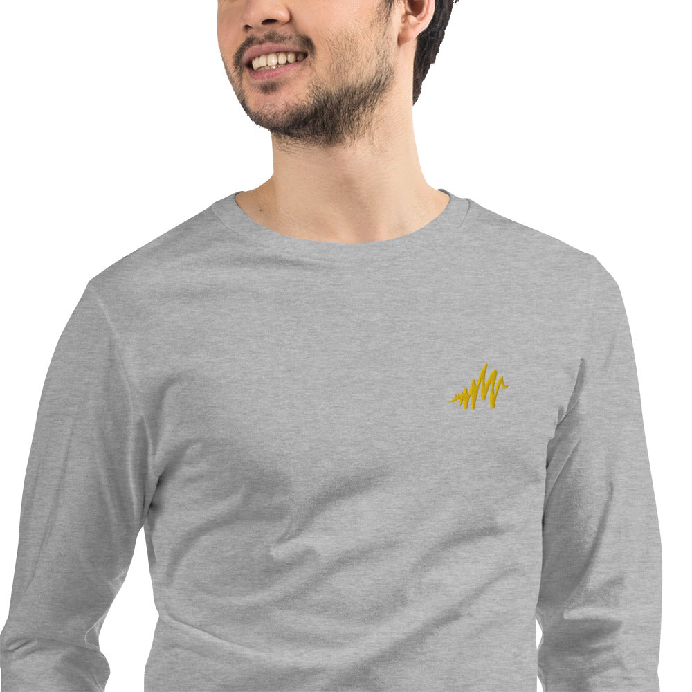 Waves | Embroidered Unisex Long Sleeve