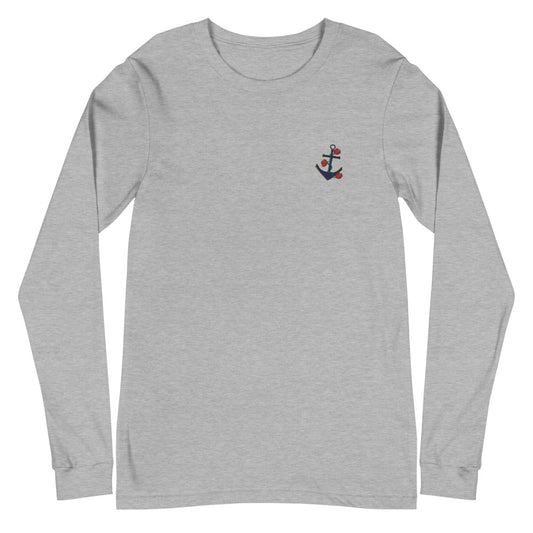 Anchor | Embroidered Unisex Long Sleeve Tee