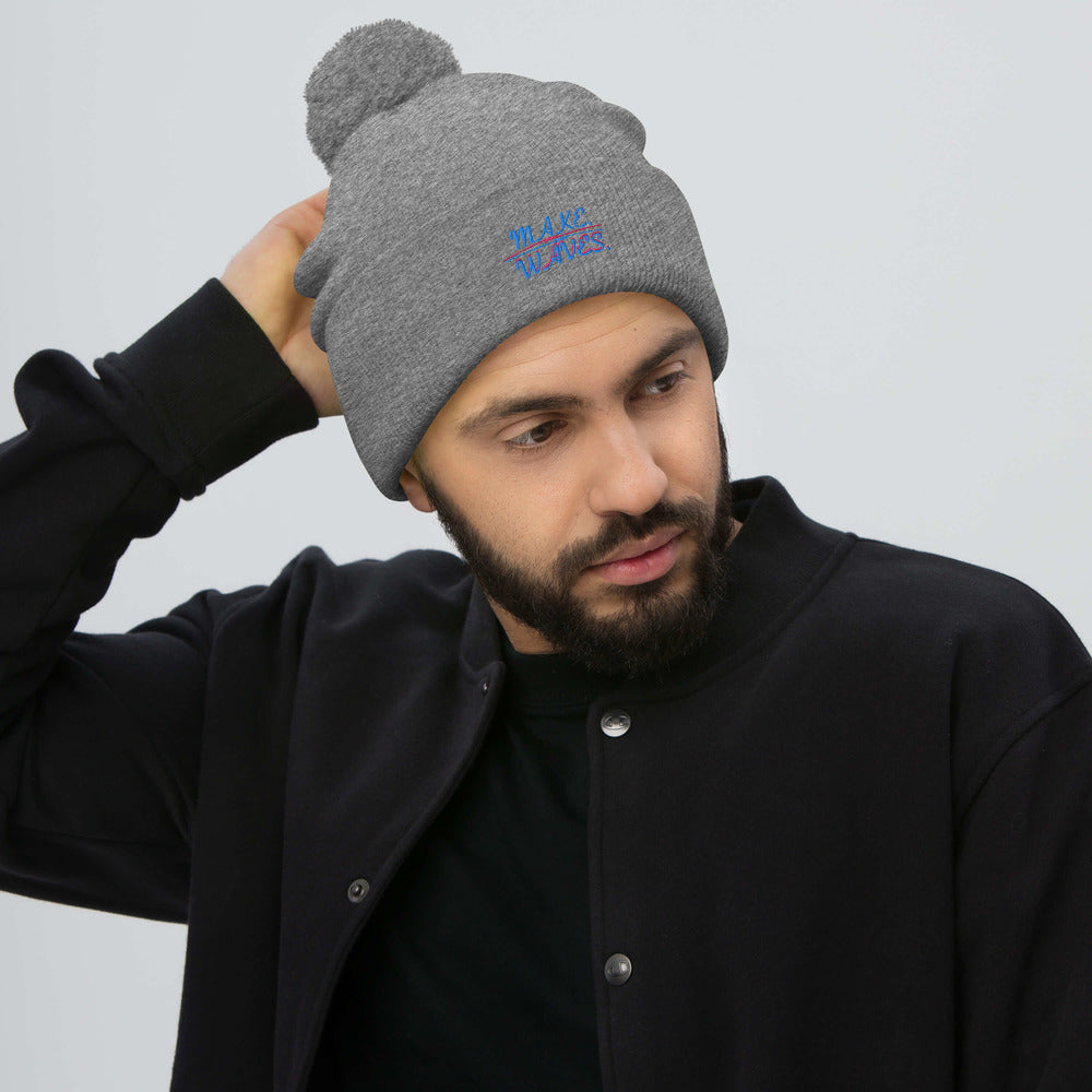 Make Waves | Pom-Pom Beanie