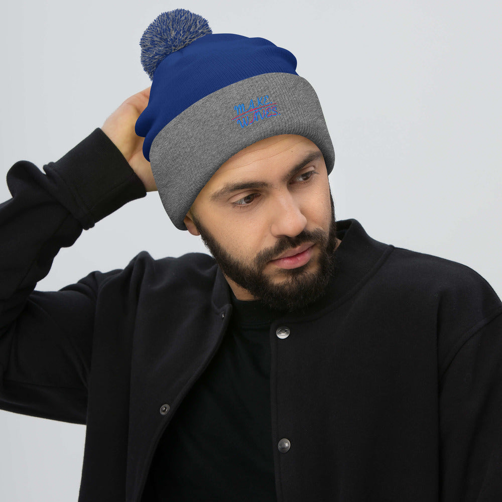 Make Waves | Pom-Pom Beanie