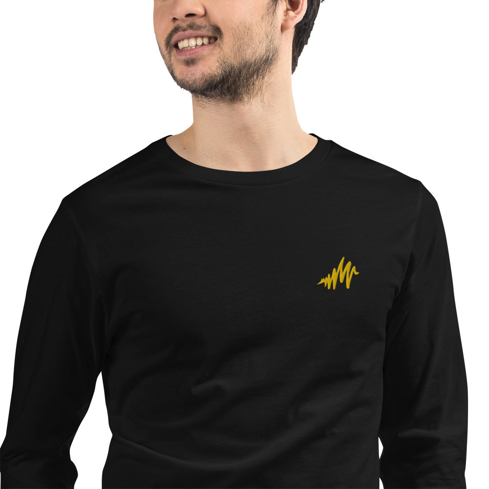 Waves | Embroidered Unisex Long Sleeve