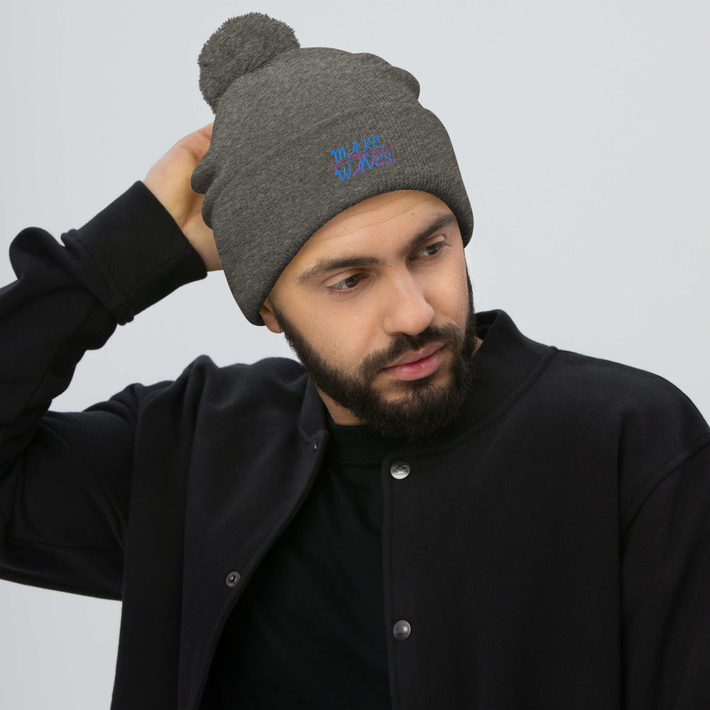 Make Waves | Pom-Pom Beanie