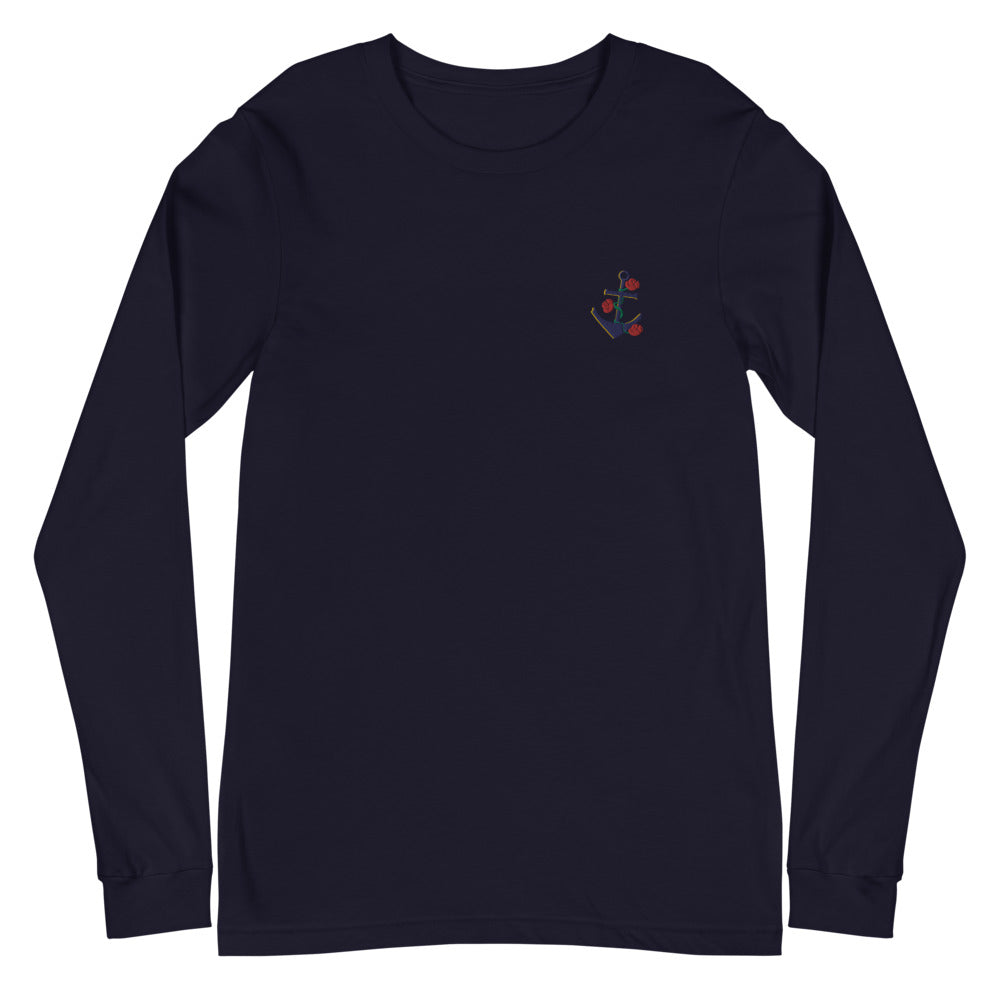 Anchor | Embroidered Unisex Long Sleeve Tee