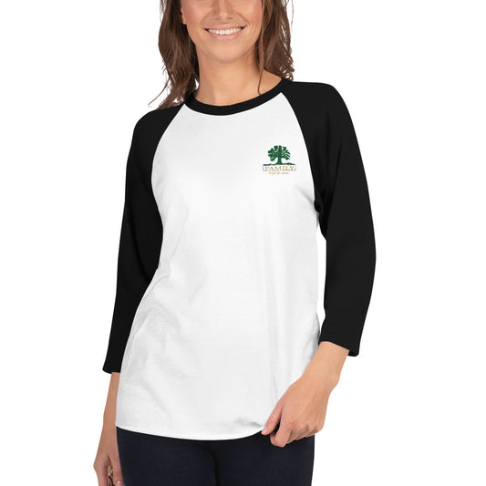 Family Tree | 3/4 sleeve raglan shirt