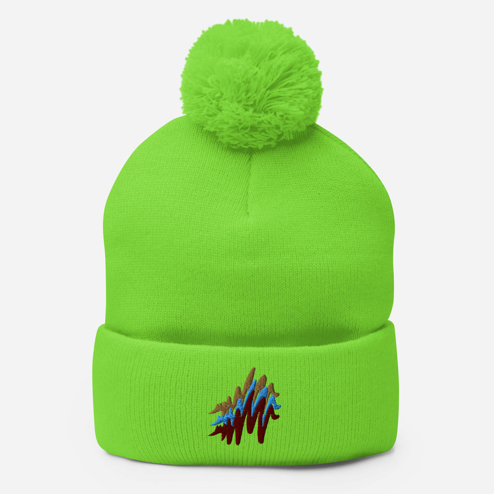 Waves | Pom-Pom Beanie