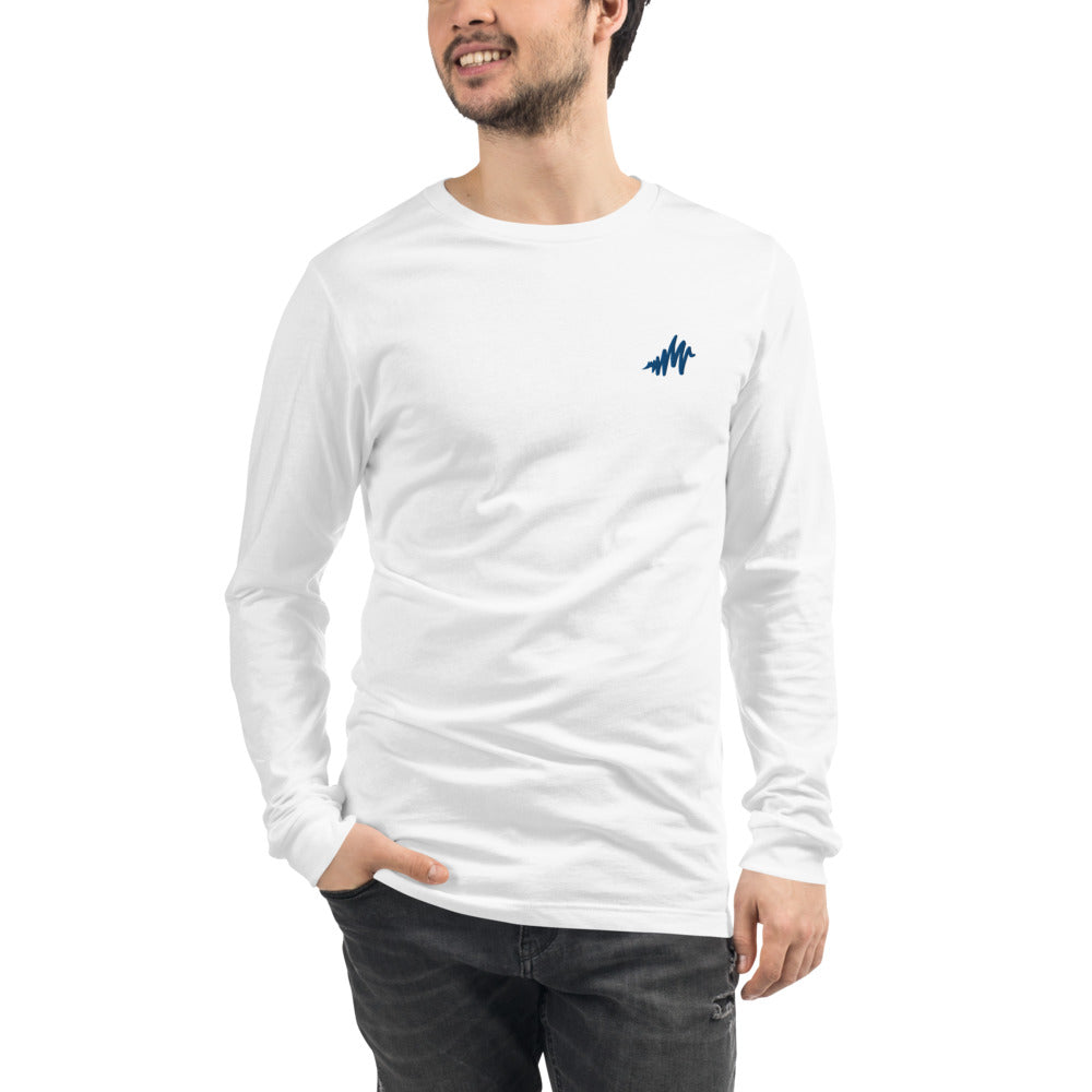 Waves | Embroidered Unisex Long Sleeve