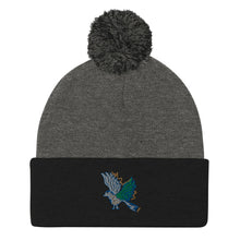 Load image into Gallery viewer, Blue Bird | Pom-Pom Beanie