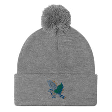 Load image into Gallery viewer, Blue Bird | Pom-Pom Beanie