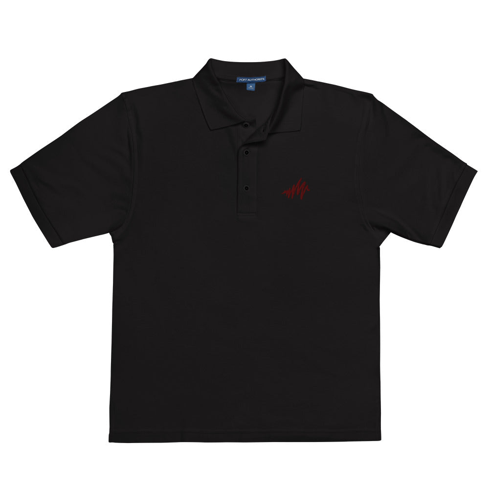 Waves | Embroidered Men's Premium Polo