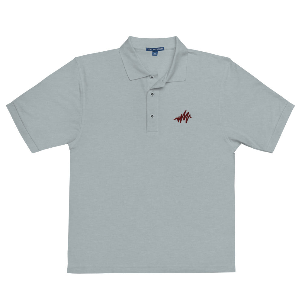 Waves | Embroidered Men's Premium Polo