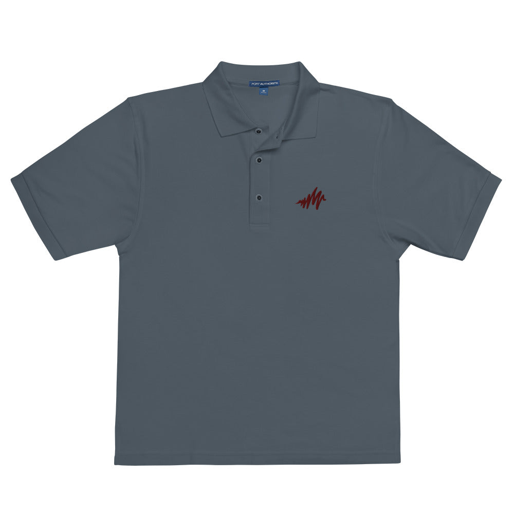 Waves | Embroidered Men's Premium Polo