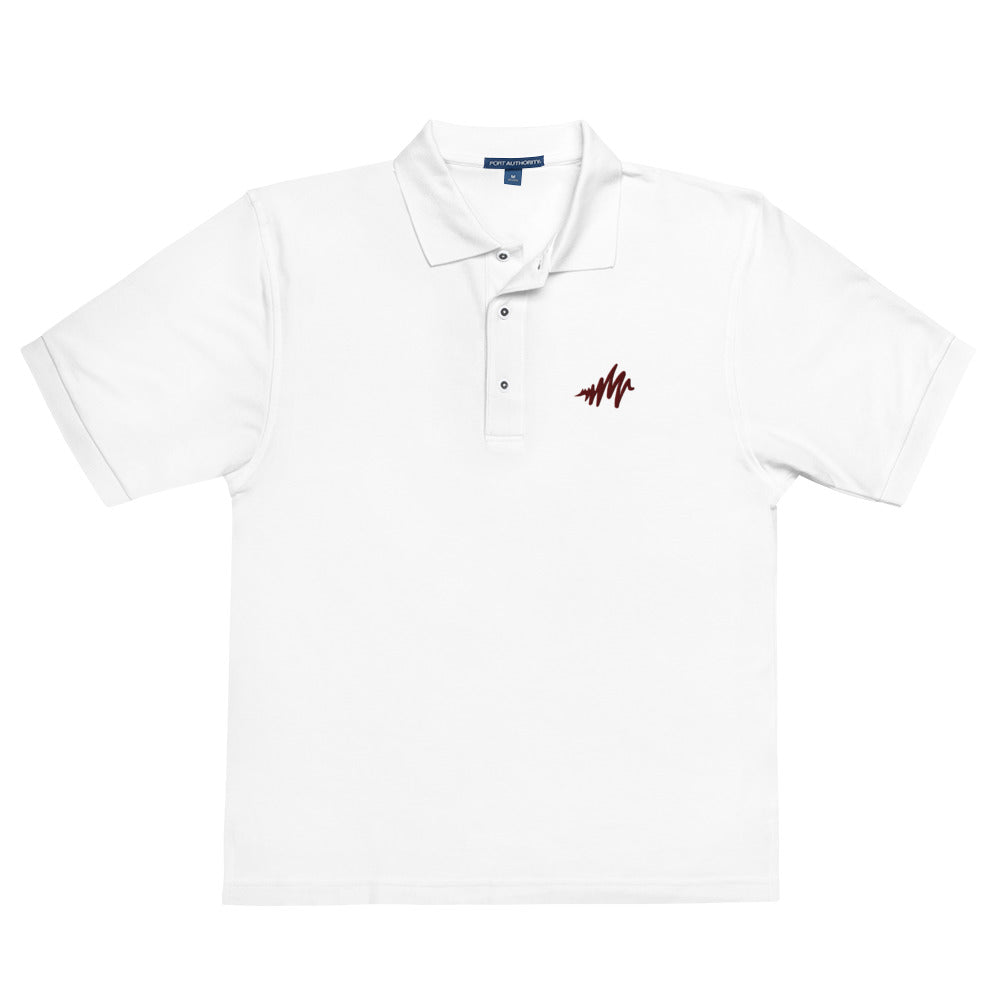 Waves | Embroidered Men's Premium Polo