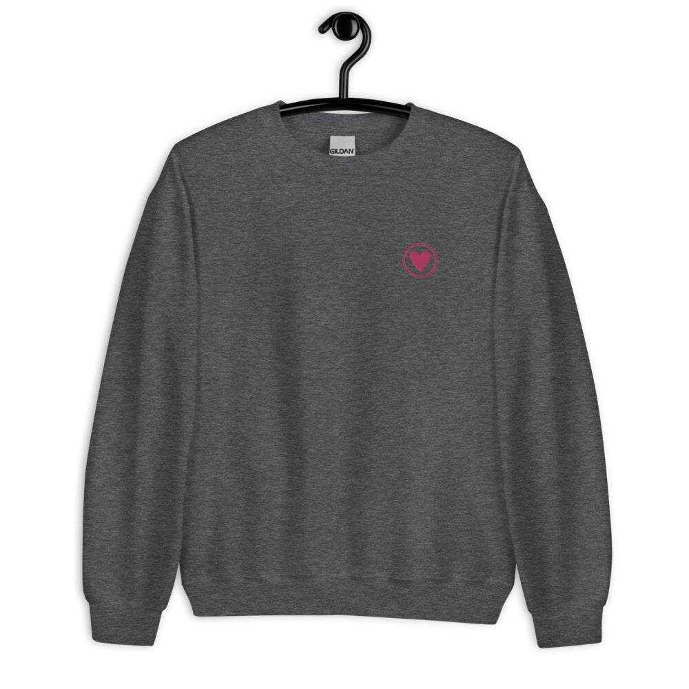 Spread Love | Unisex Embroidered Crewneck