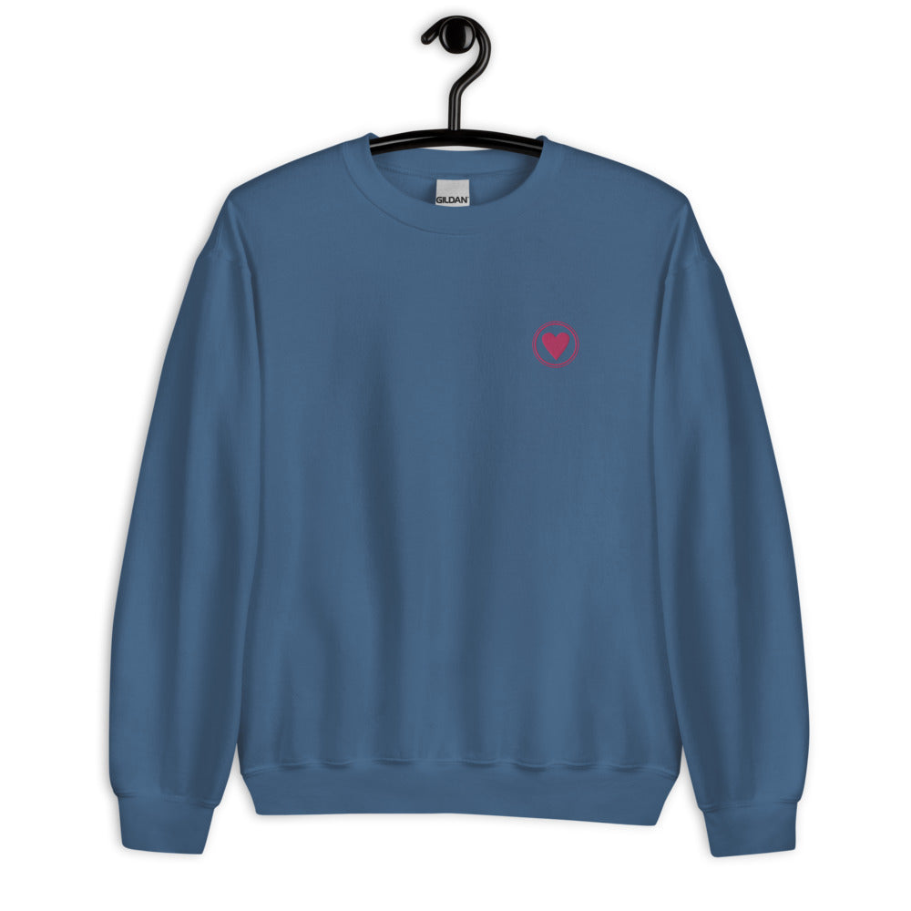 Spread Love | Unisex Embroidered Crewneck