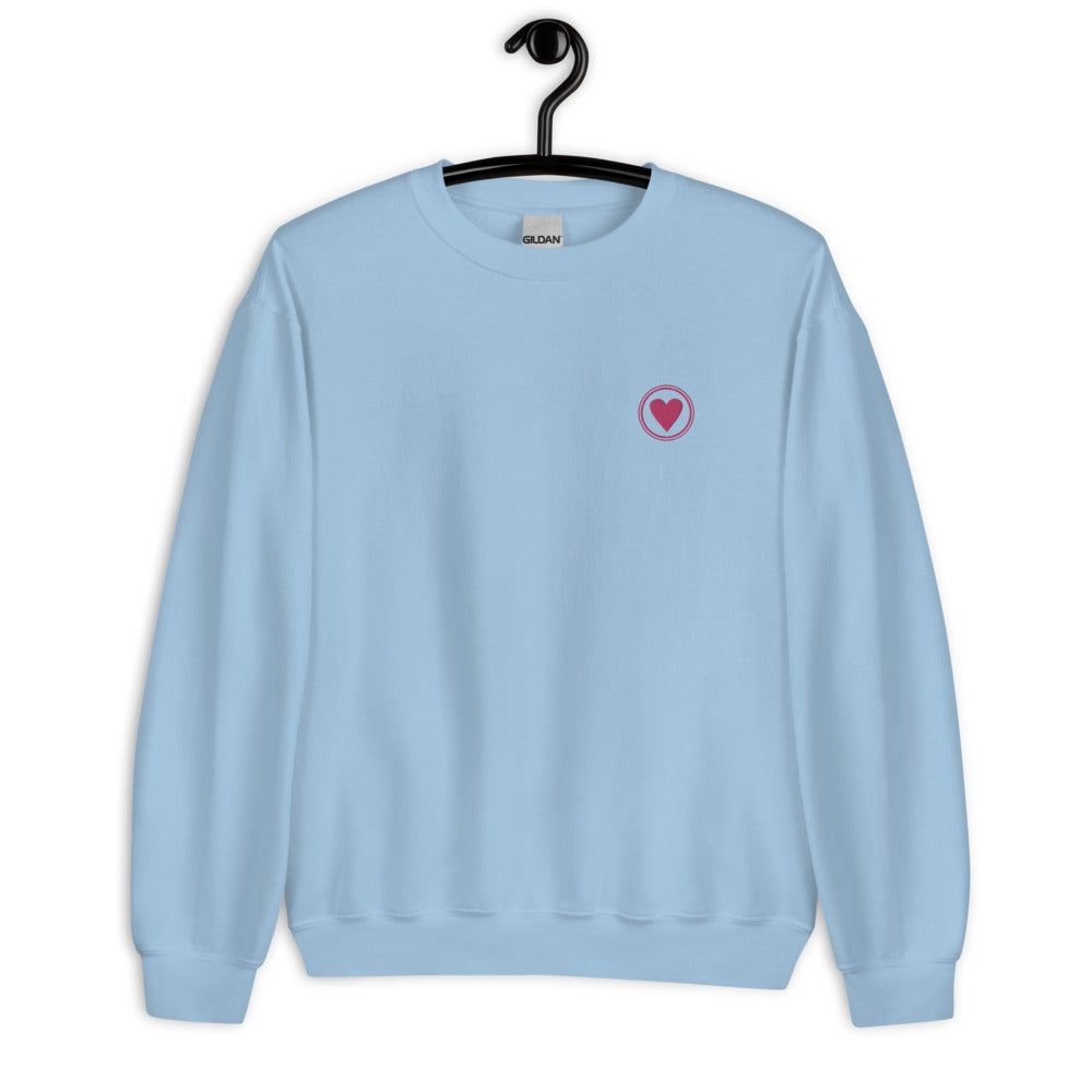 Spread Love | Unisex Embroidered Crewneck