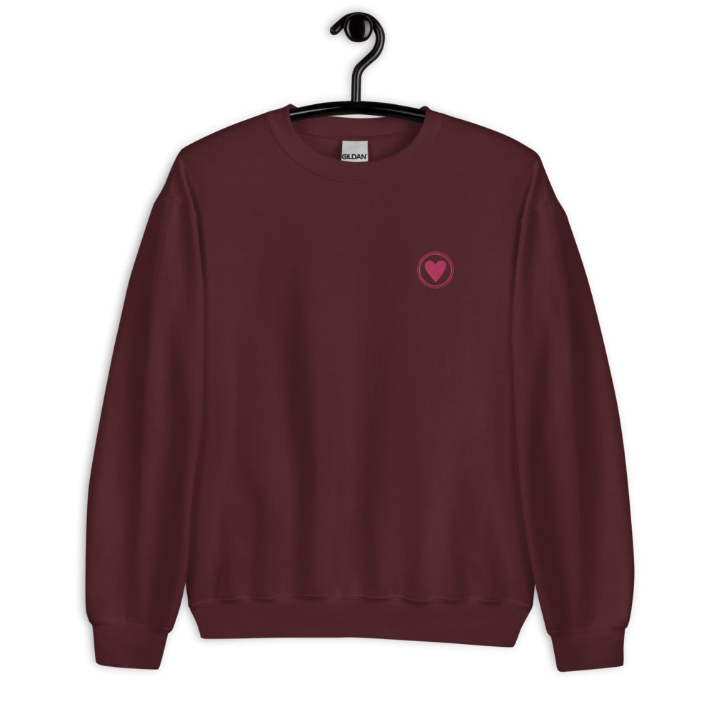 Spread Love | Unisex Embroidered Crewneck