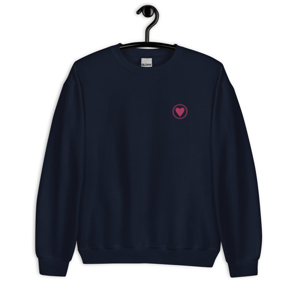 Spread Love | Unisex Embroidered Crewneck