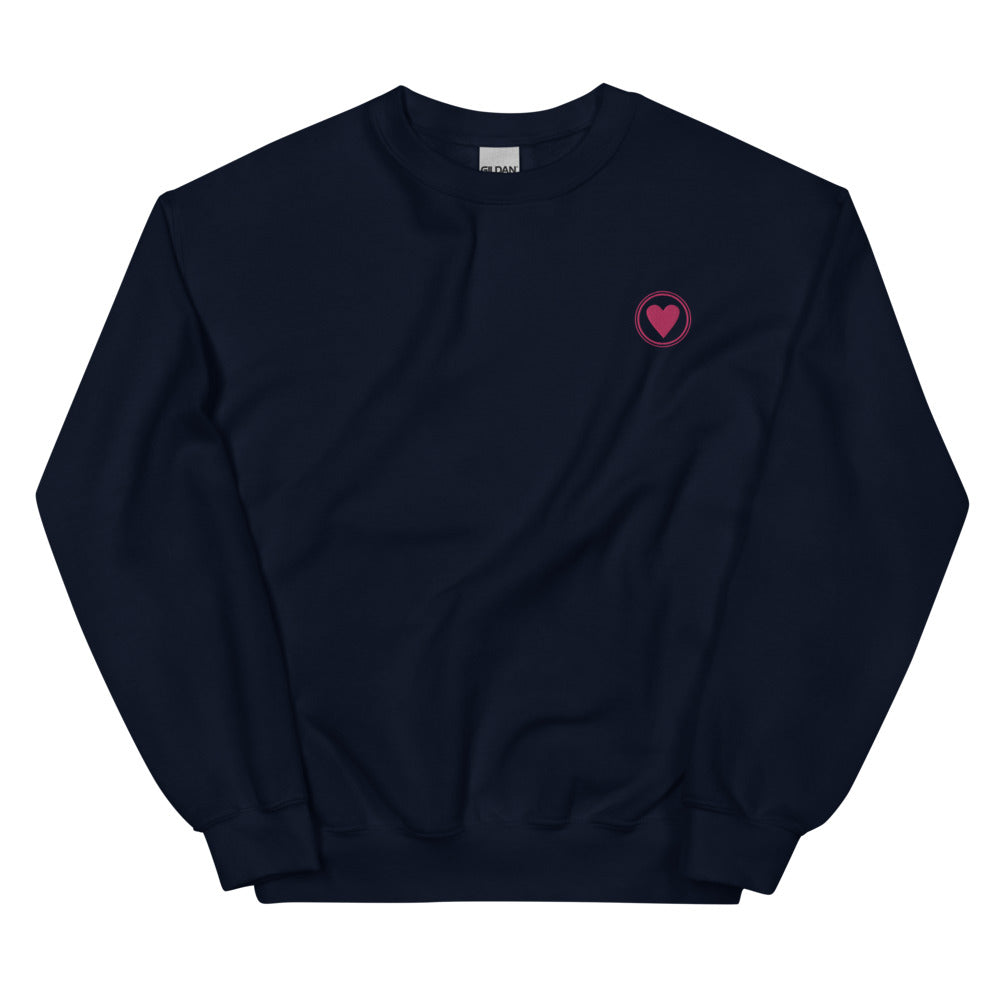 Spread Love | Unisex Embroidered Crewneck