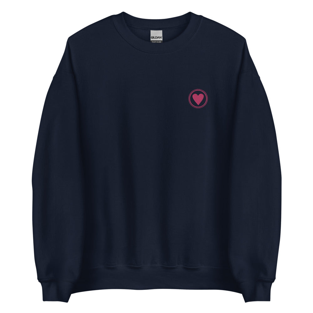 Spread Love | Unisex Embroidered Crewneck