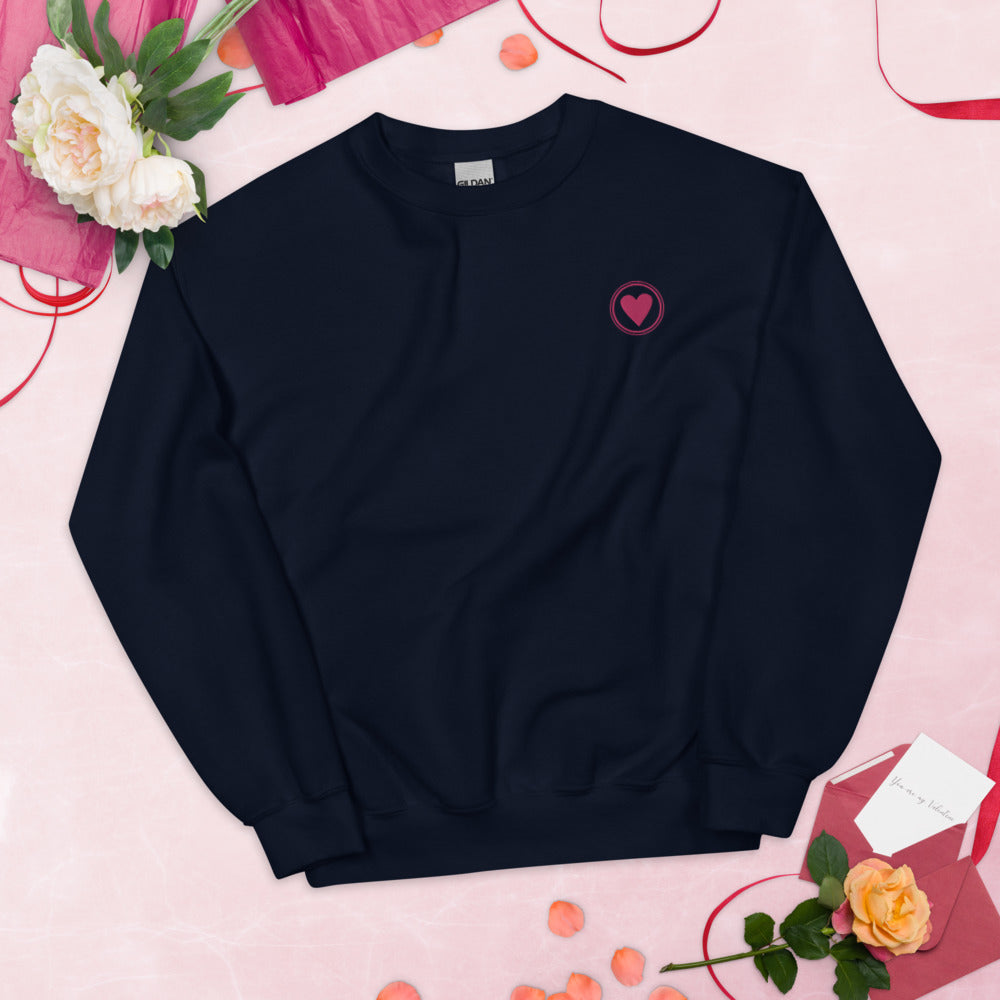 Spread Love | Unisex Embroidered Crewneck