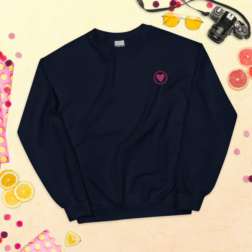 Spread Love | Unisex Embroidered Crewneck