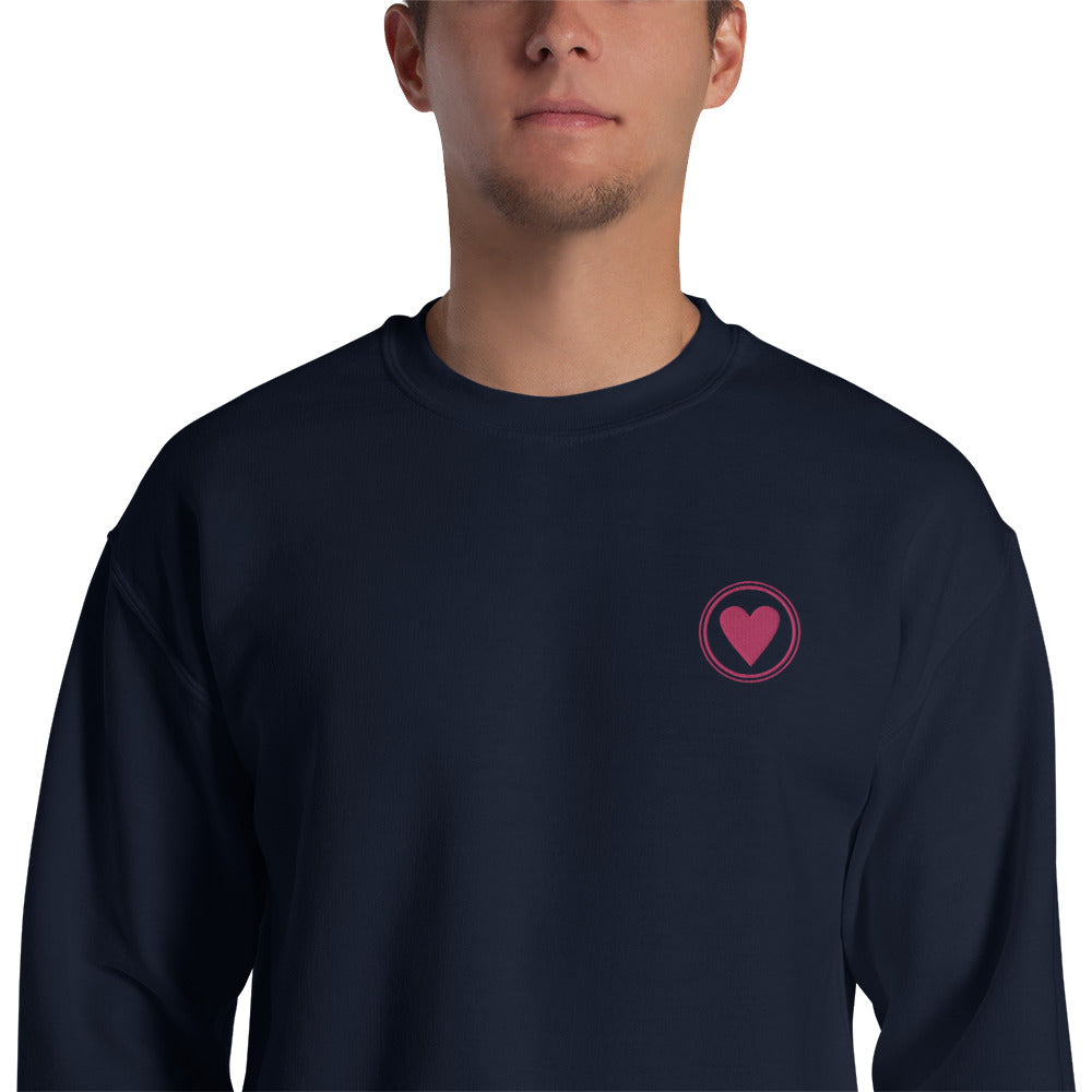 Spread Love | Unisex Embroidered Crewneck